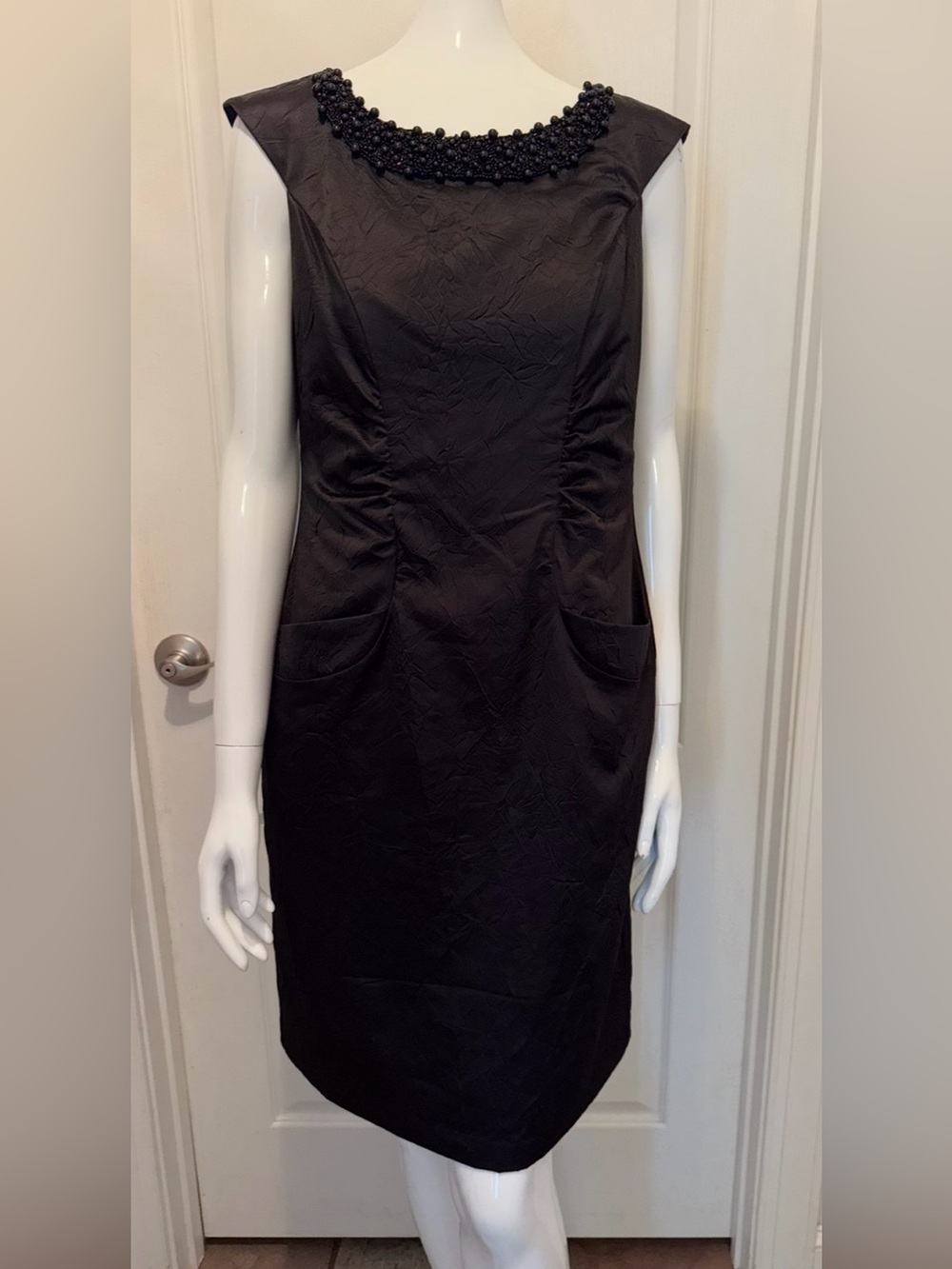 Rabbit Rabbit Rabbit Strapless Black Sheath Dress-8